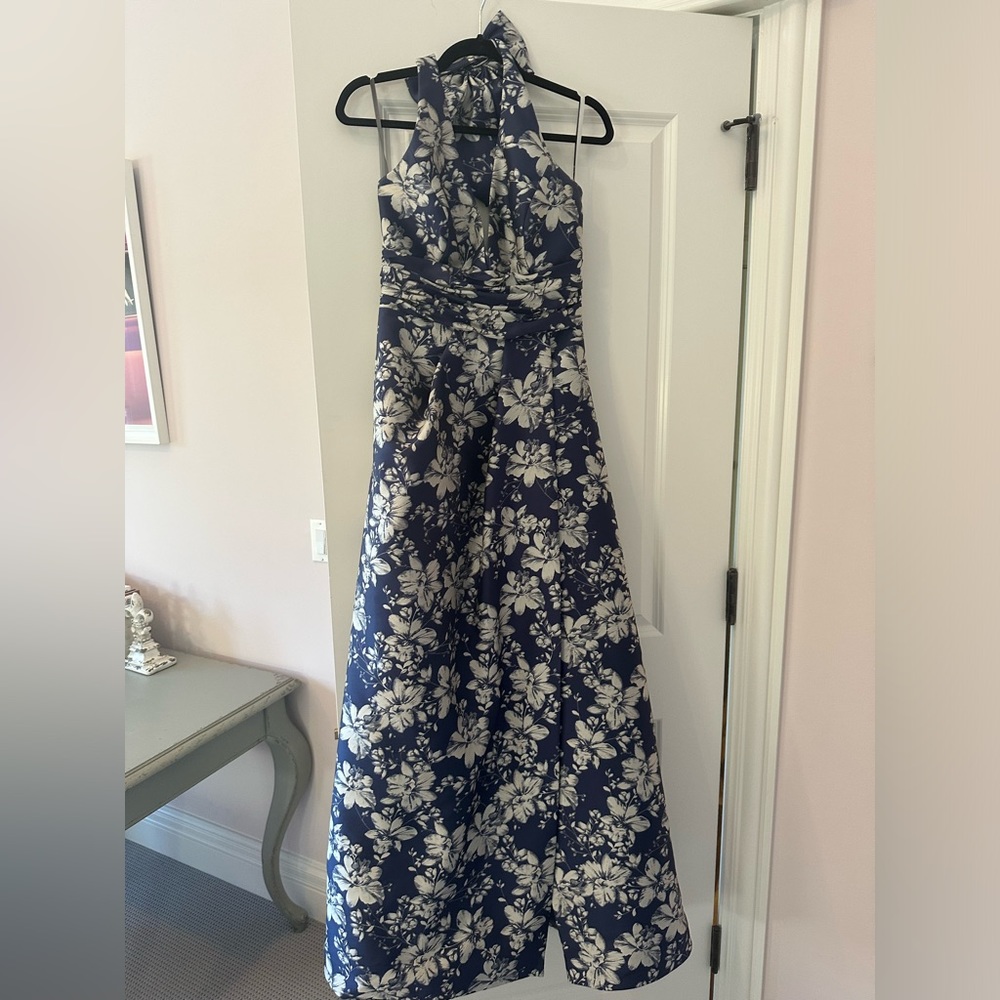 Monique Lhuillier Halter Dress